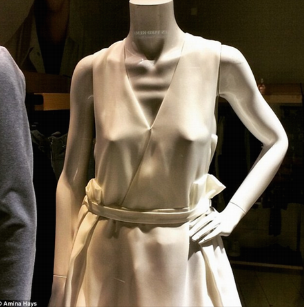 Emaciated mannequin